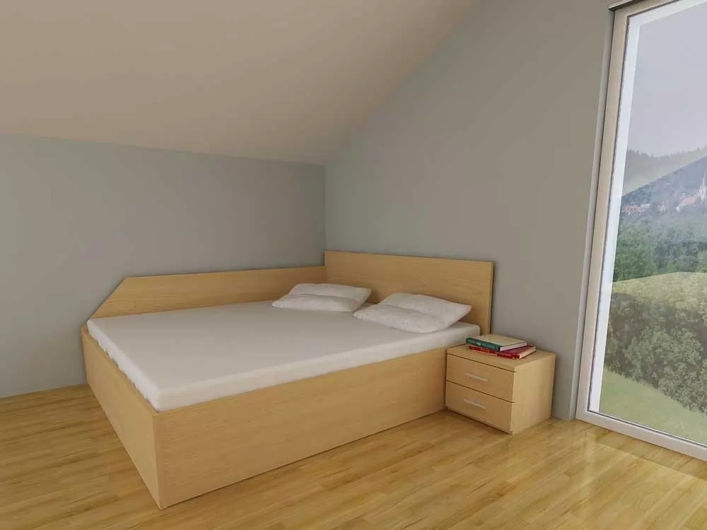 POSTELJA WALL BOX - LEVA