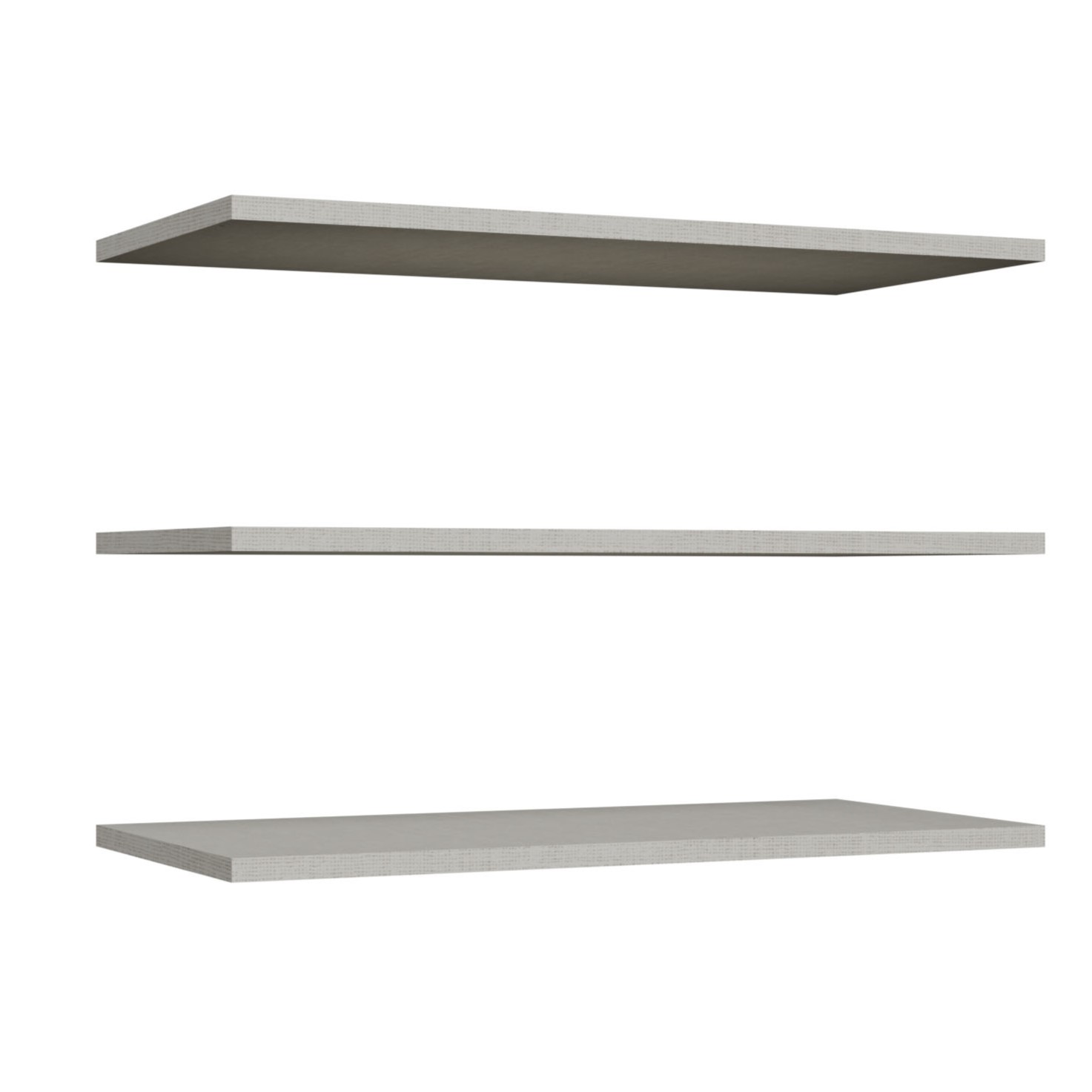 Set 3 dodatnih polic FITTIO 180 cm