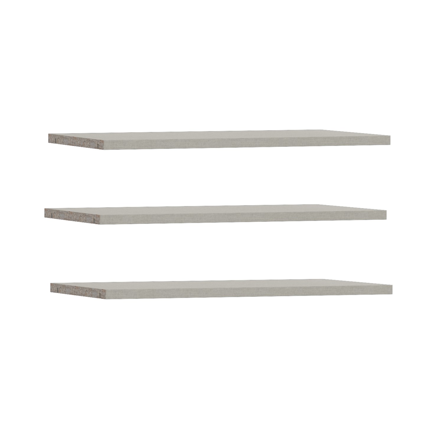 Set treh dodatnih polic za FITTIO 150 cm